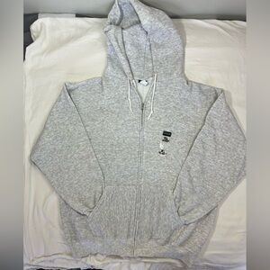 NWT Honors Gray Cotton Heavyweight Zip Hoodie Men’s XL